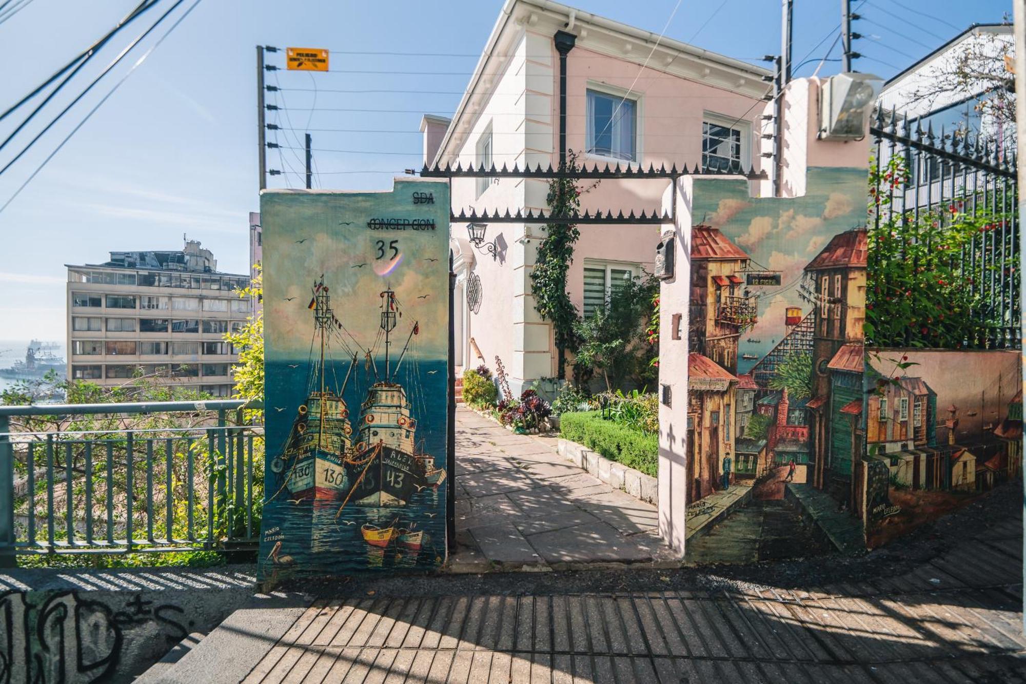 Ayca La Flora Hotel Boutique Valparaíso Zewnętrze zdjęcie